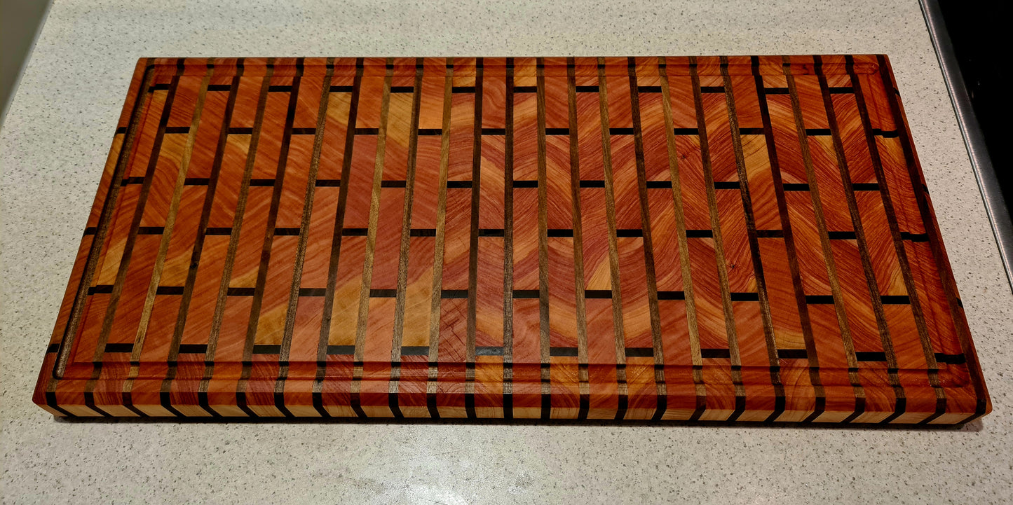 Macrocarpa Brick Chopping Board