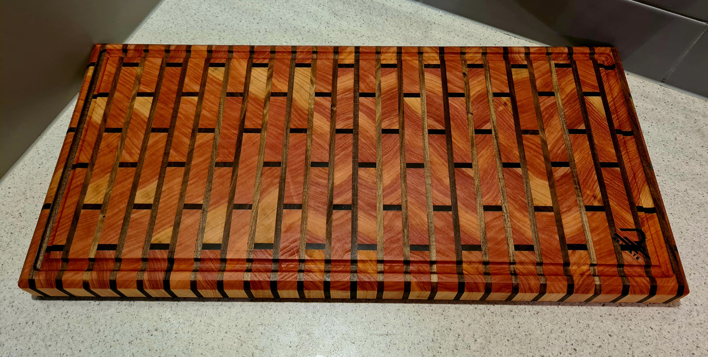 Macrocarpa Brick Chopping Board