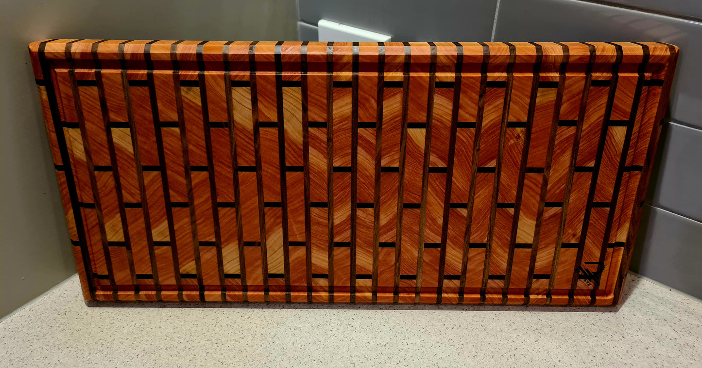 Macrocarpa Brick Chopping Board