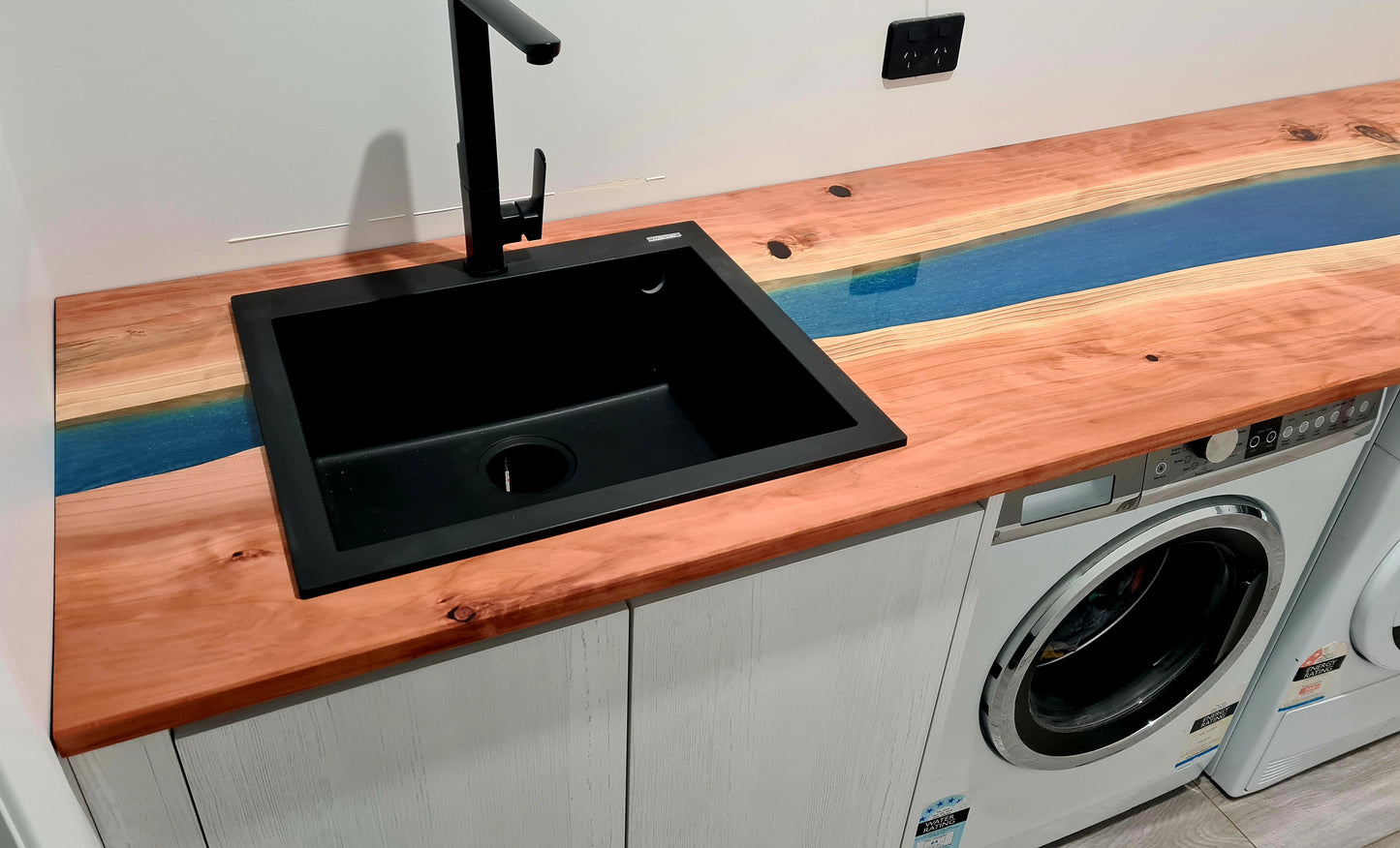 Resin river table