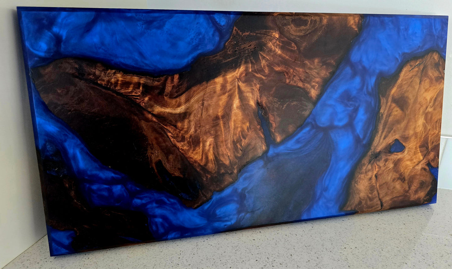 Resin epoxy cutting board