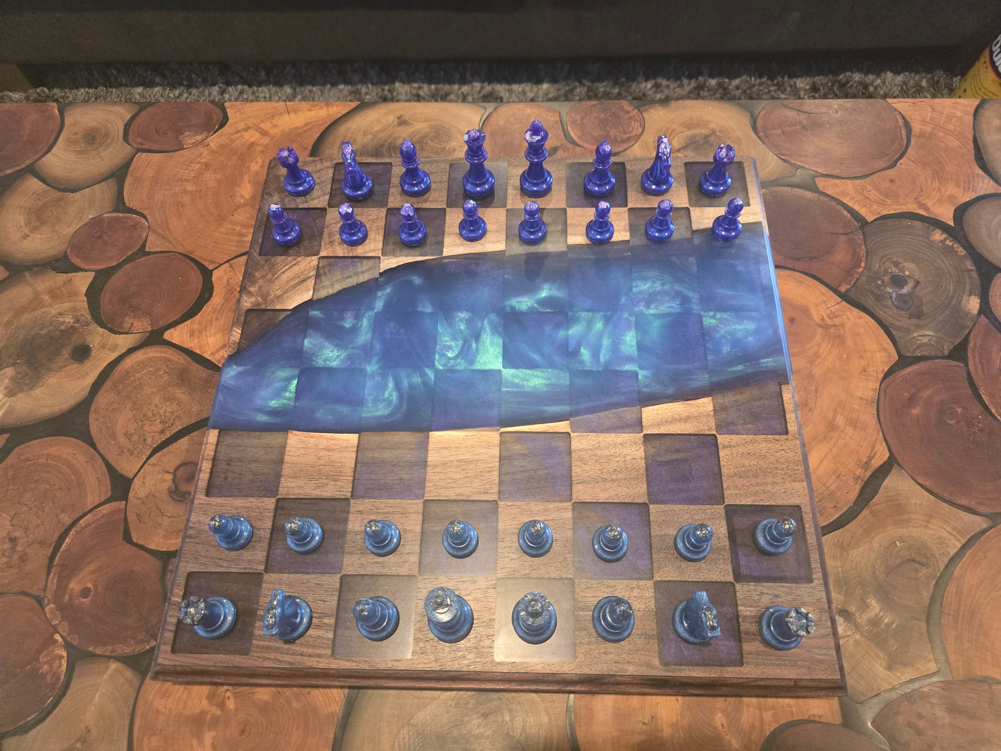 Walnut Chess Board