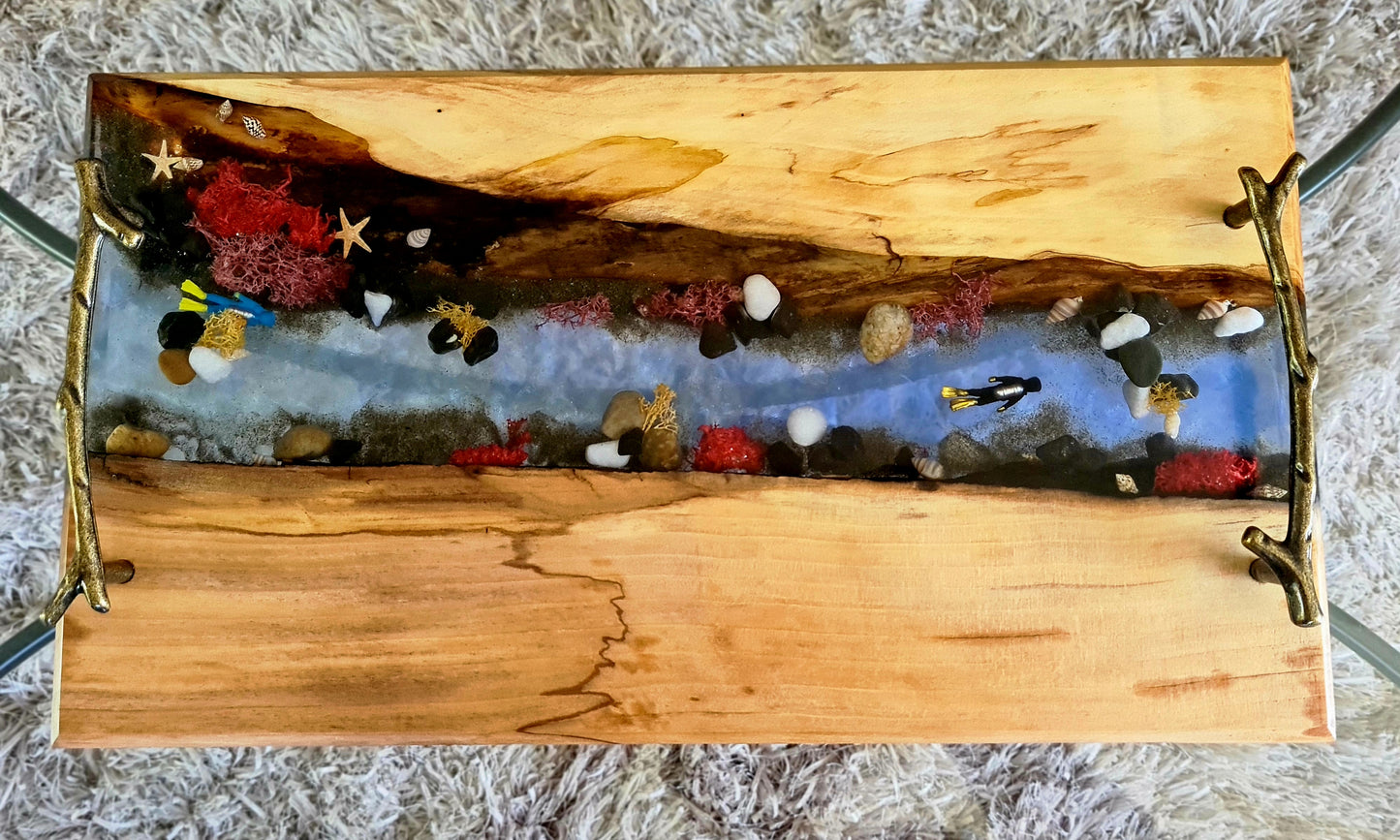 Resin serving board, Resin cutting board, resin centre piece