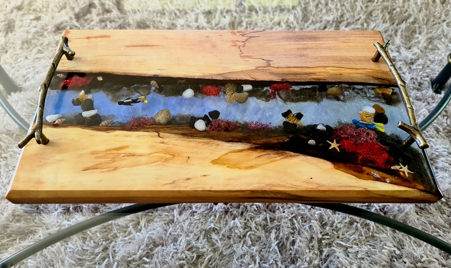 Resin serving board, Resin cutting board, resin centre piece
