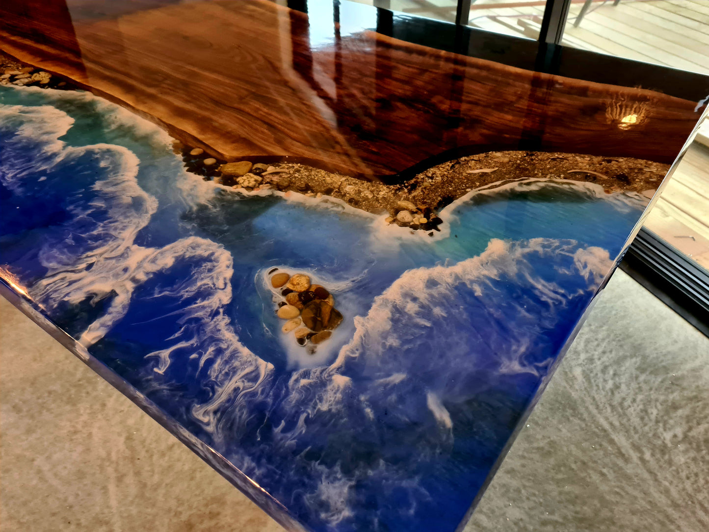 resin river table