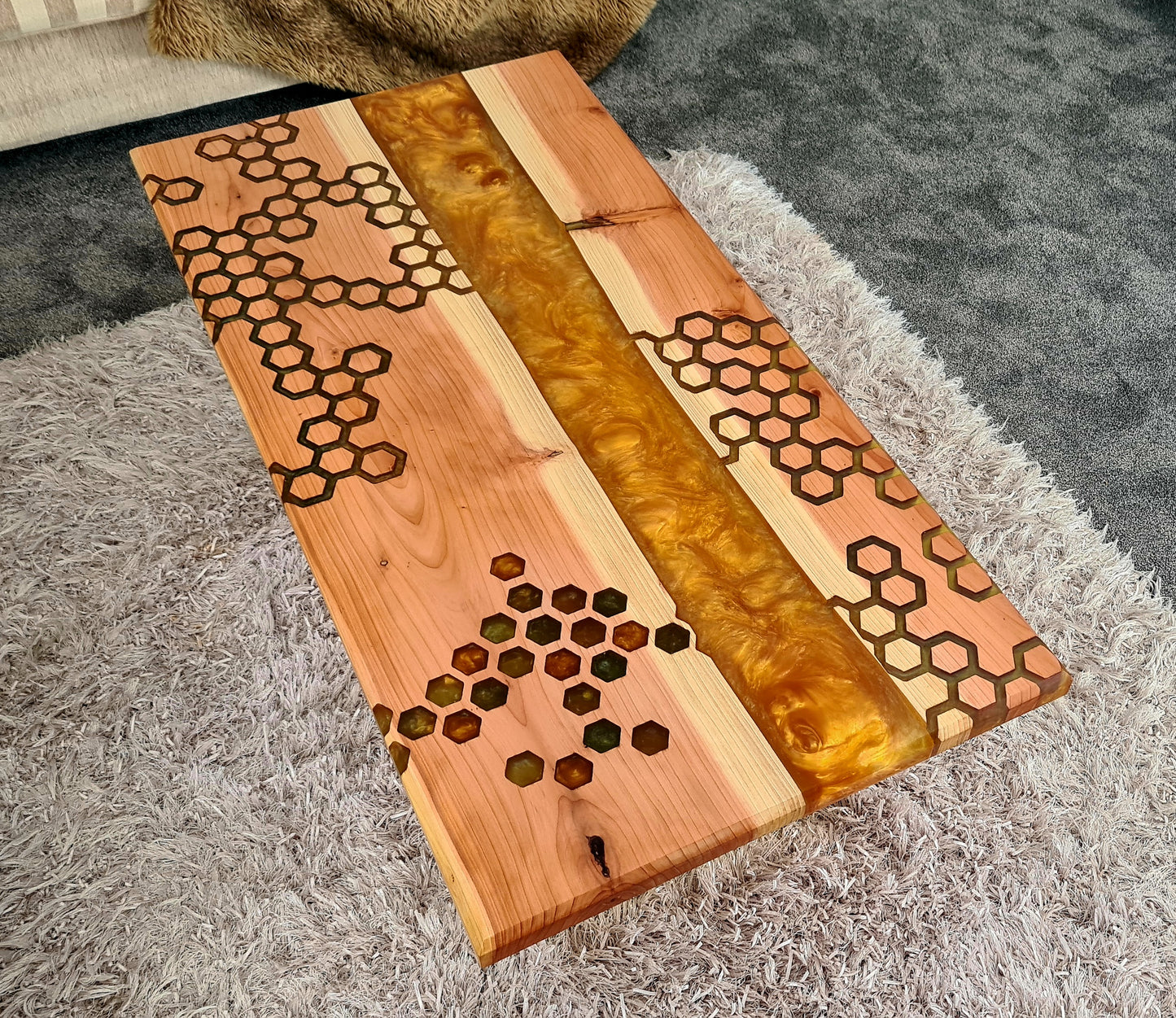 Honeycomb River Table