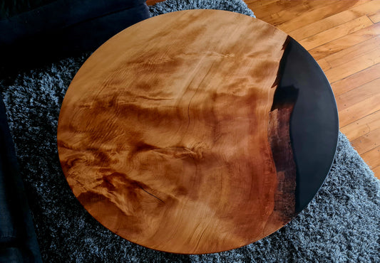 Round Kauri Coffee Table