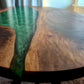 Black Walnut Oval Dining Table