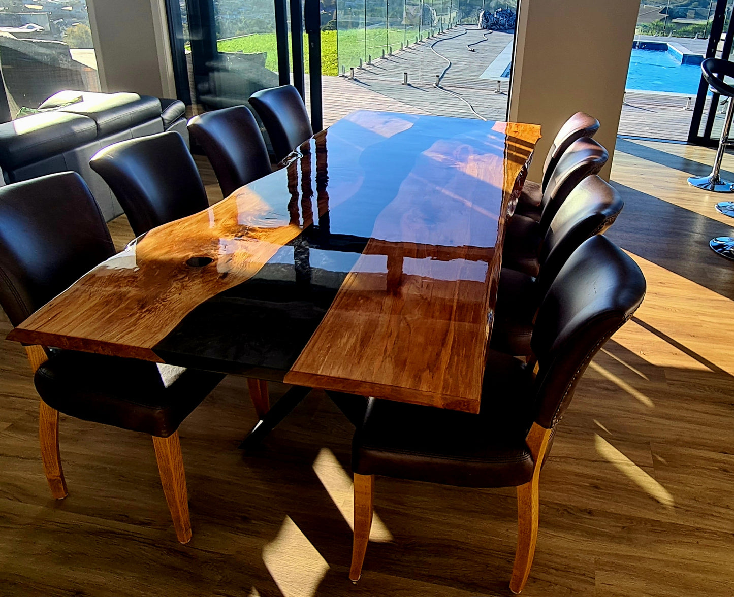 Rimu Live Edge River Table