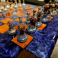 Metallic Purple & White Chess Board