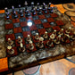 Bronze & Grey Chess Board