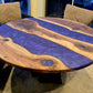 Round Black Walnut Dining Table