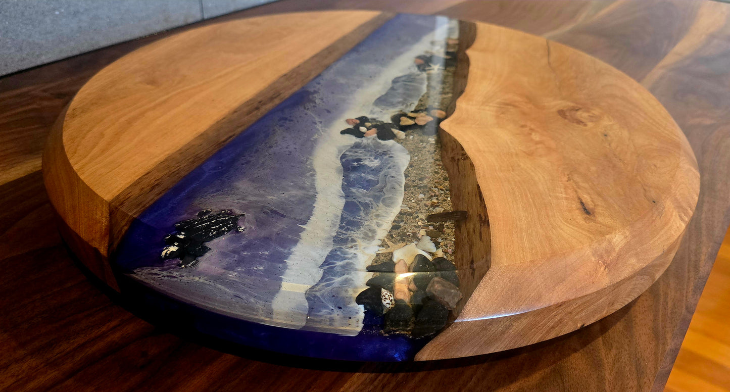 resin epoxy lazy susan