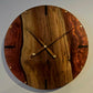 black walnut clock
