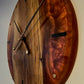 black walnut clock