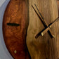 black walnut clock
