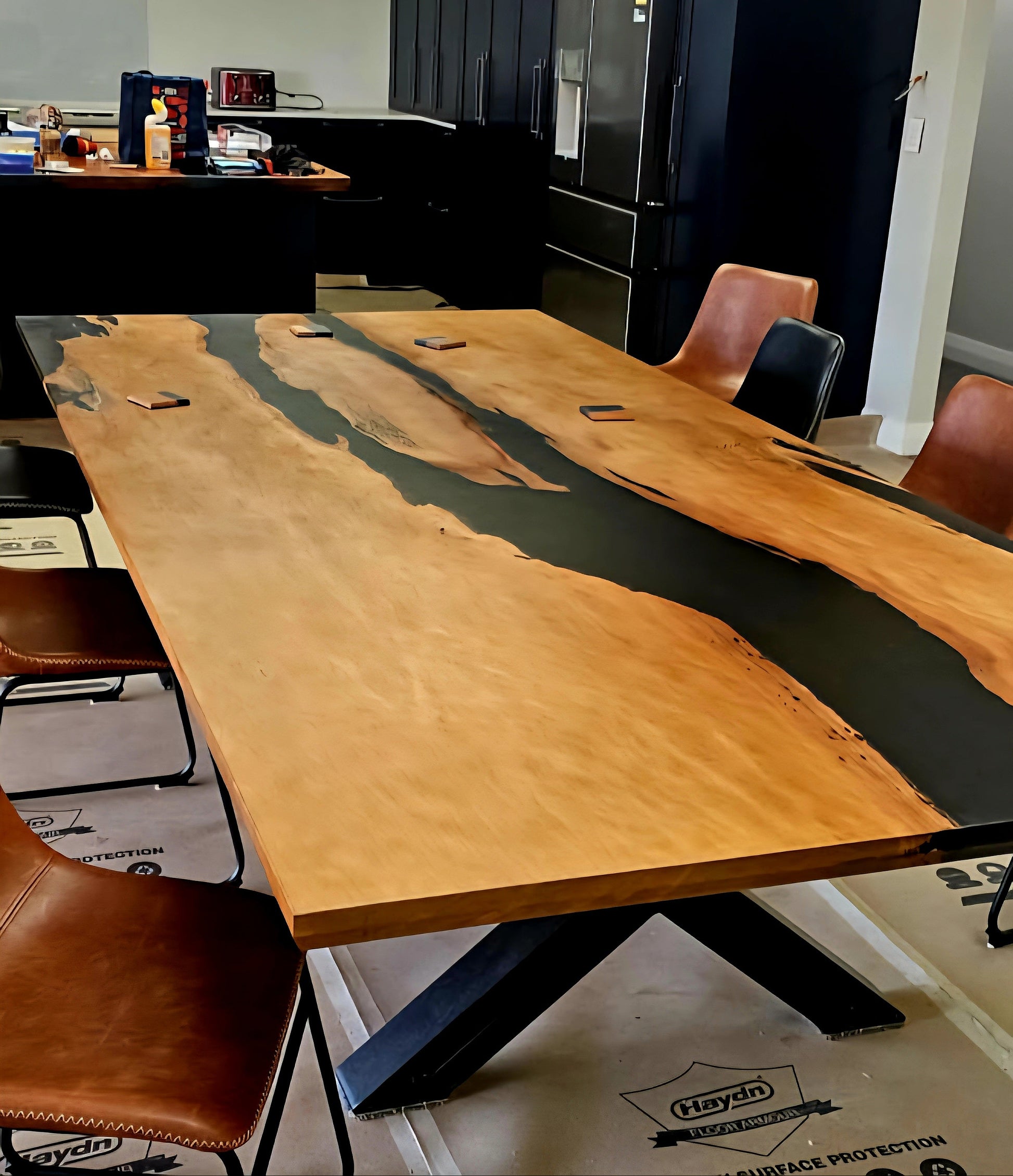 resin epoxy dining table