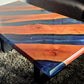 Resin epoxy coffee table