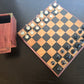 Resin epoxy chess board