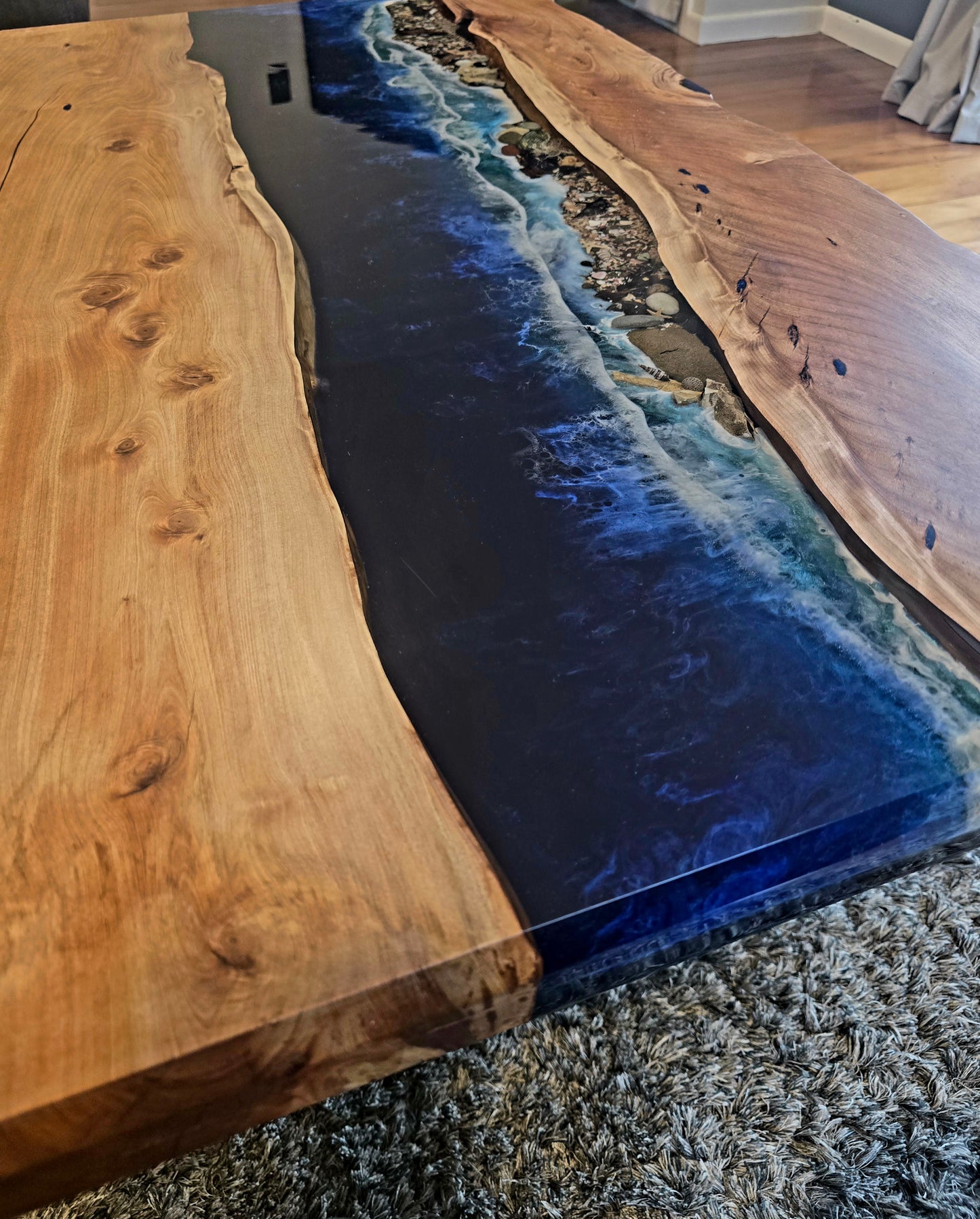 Resin river Coffee table