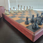 Resin epoxy chess board