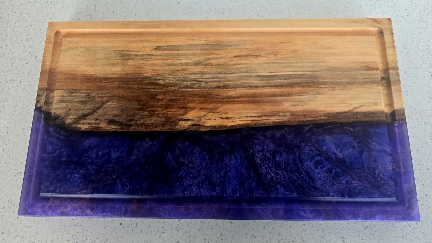 Resin epoxy cutting board