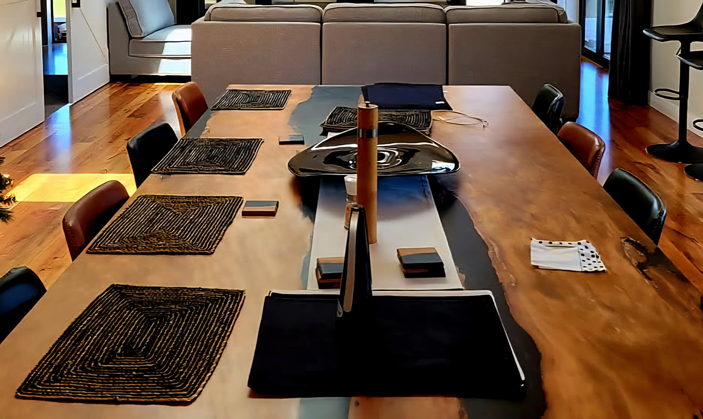 resin epoxy dining table