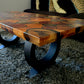 Resin epoxy coffee table