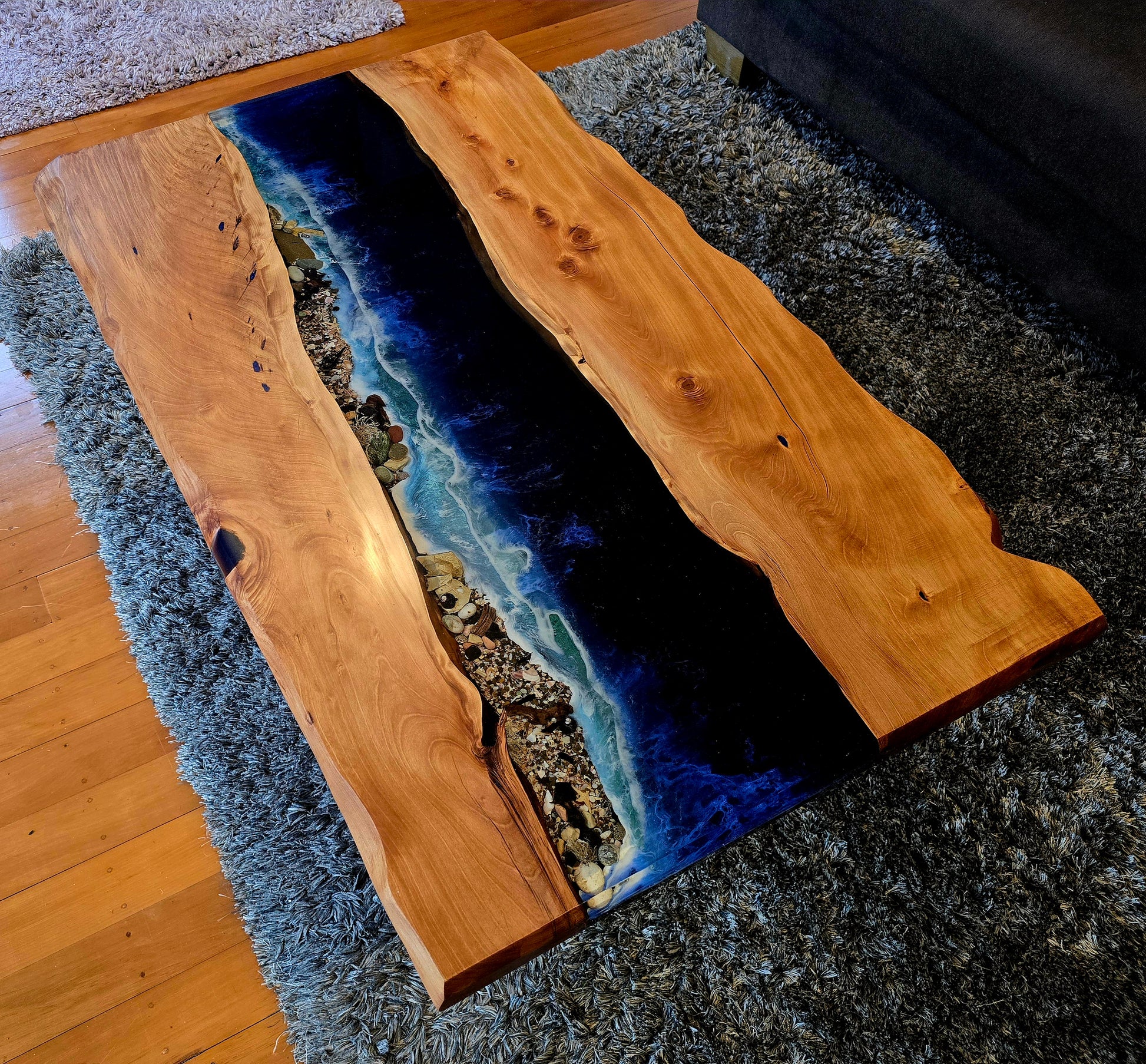 Resin river Coffee table