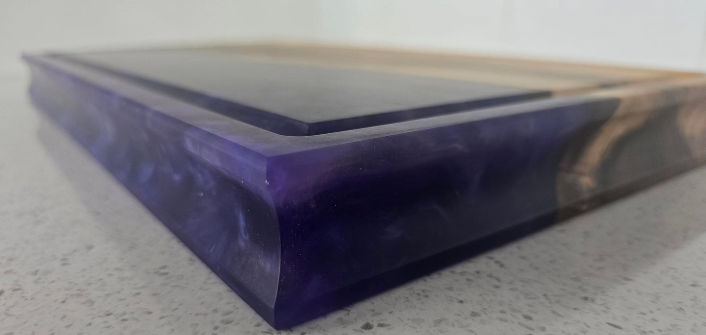 Resin epoxy cutting board