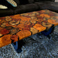 Resin epoxy coffee table