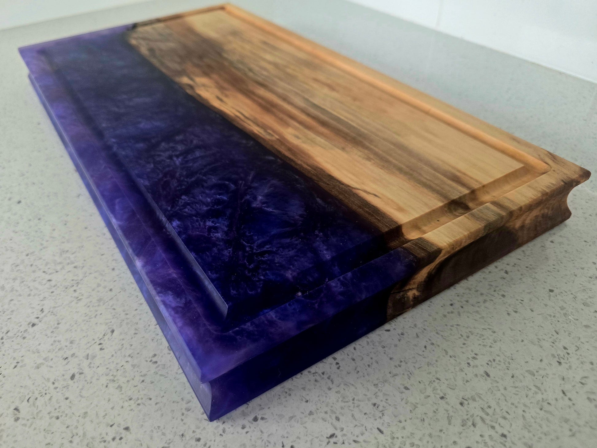 Resin epoxy cutting board
