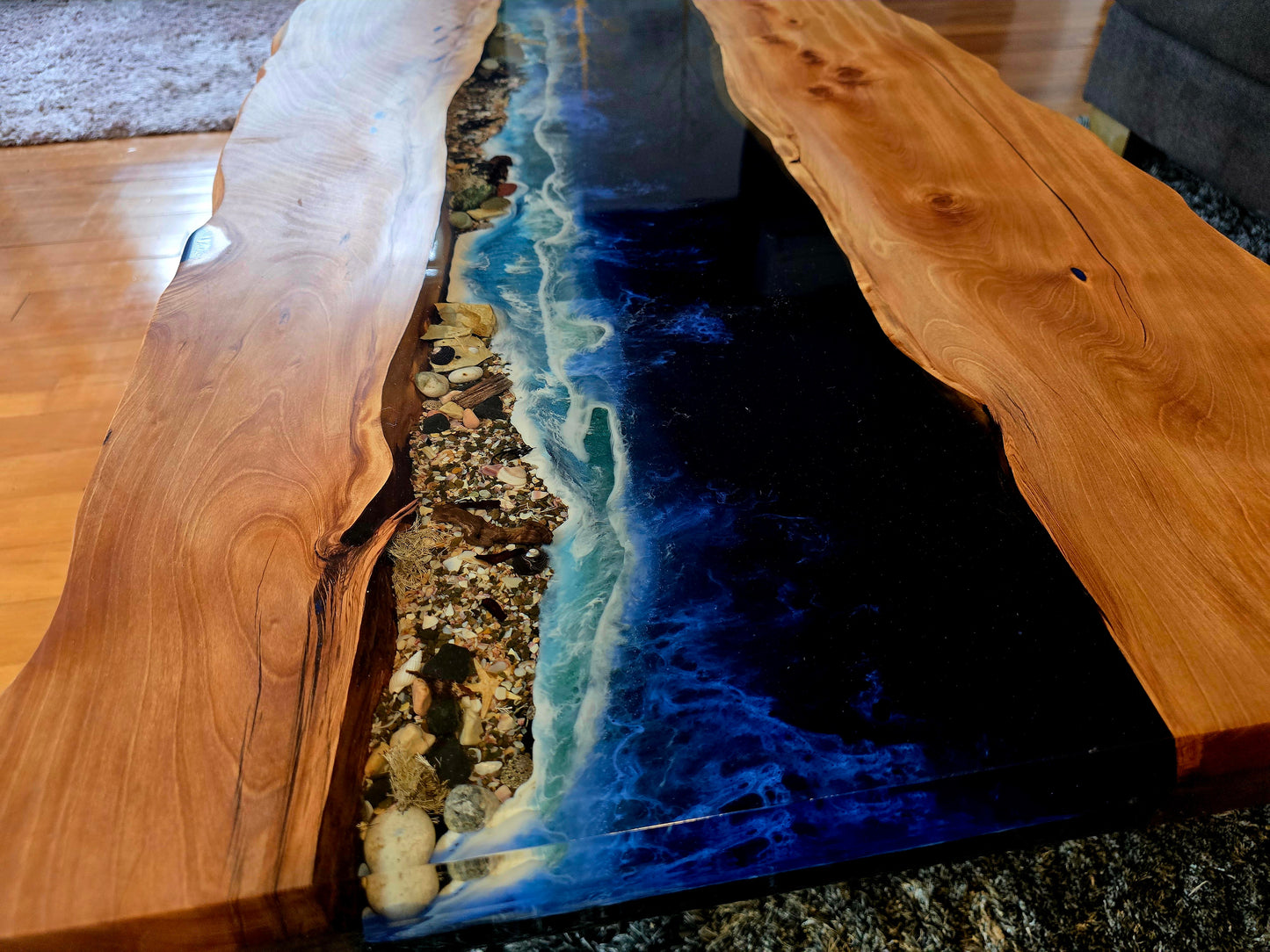 Resin river Coffee table