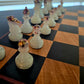 Resin epoxy chess board