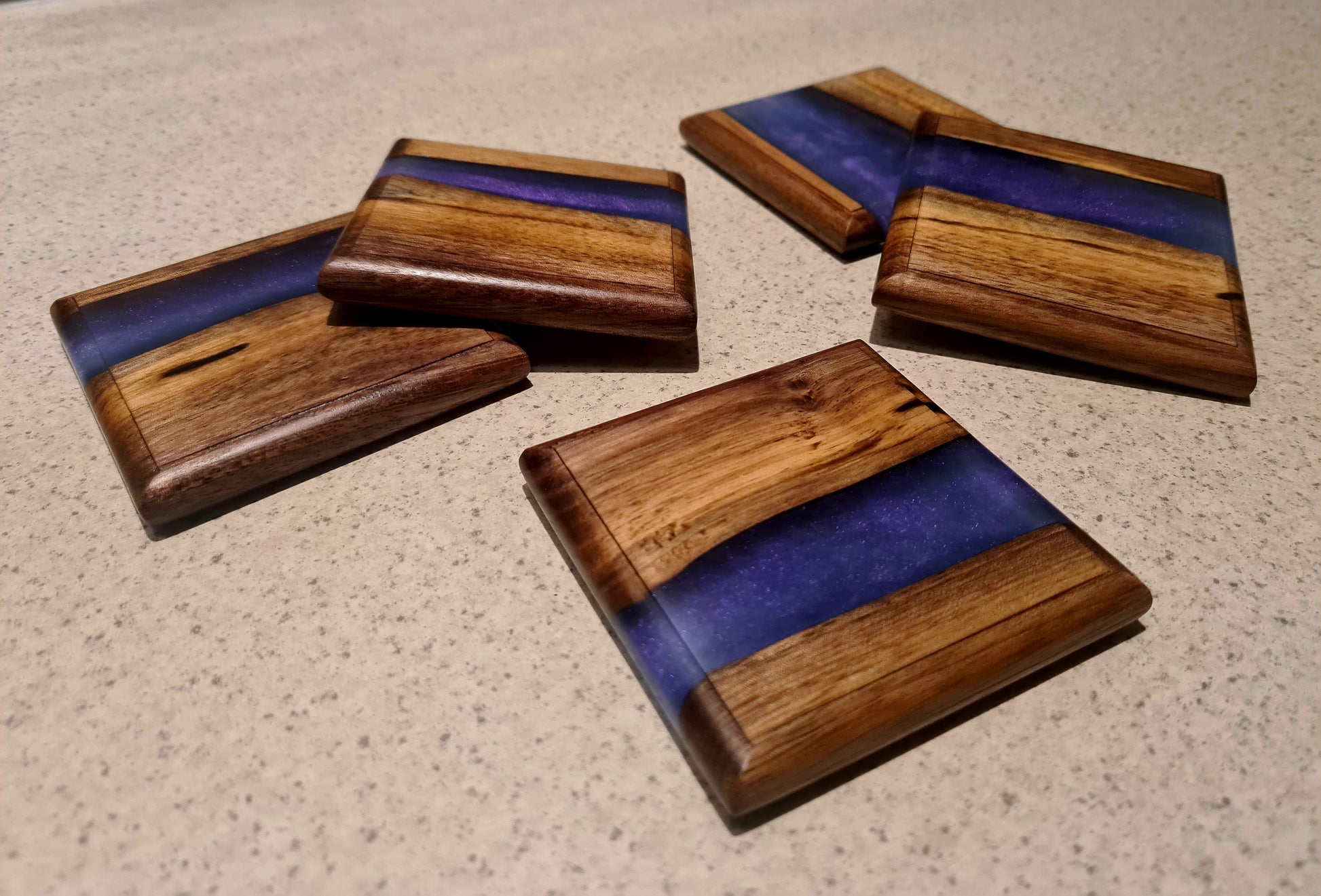 Resin coasters