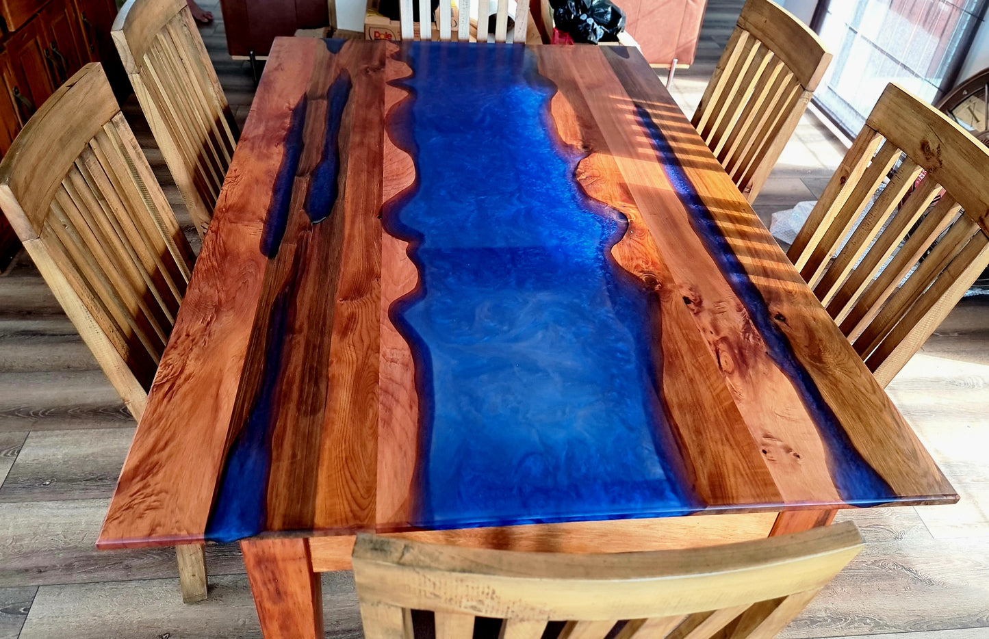 Refurbished Swamp Totara Dining Table