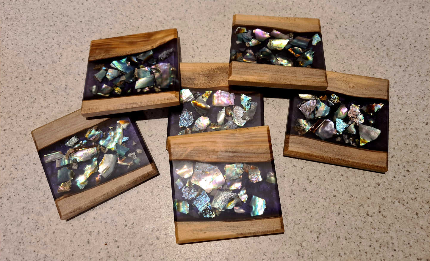 Paua Coasters