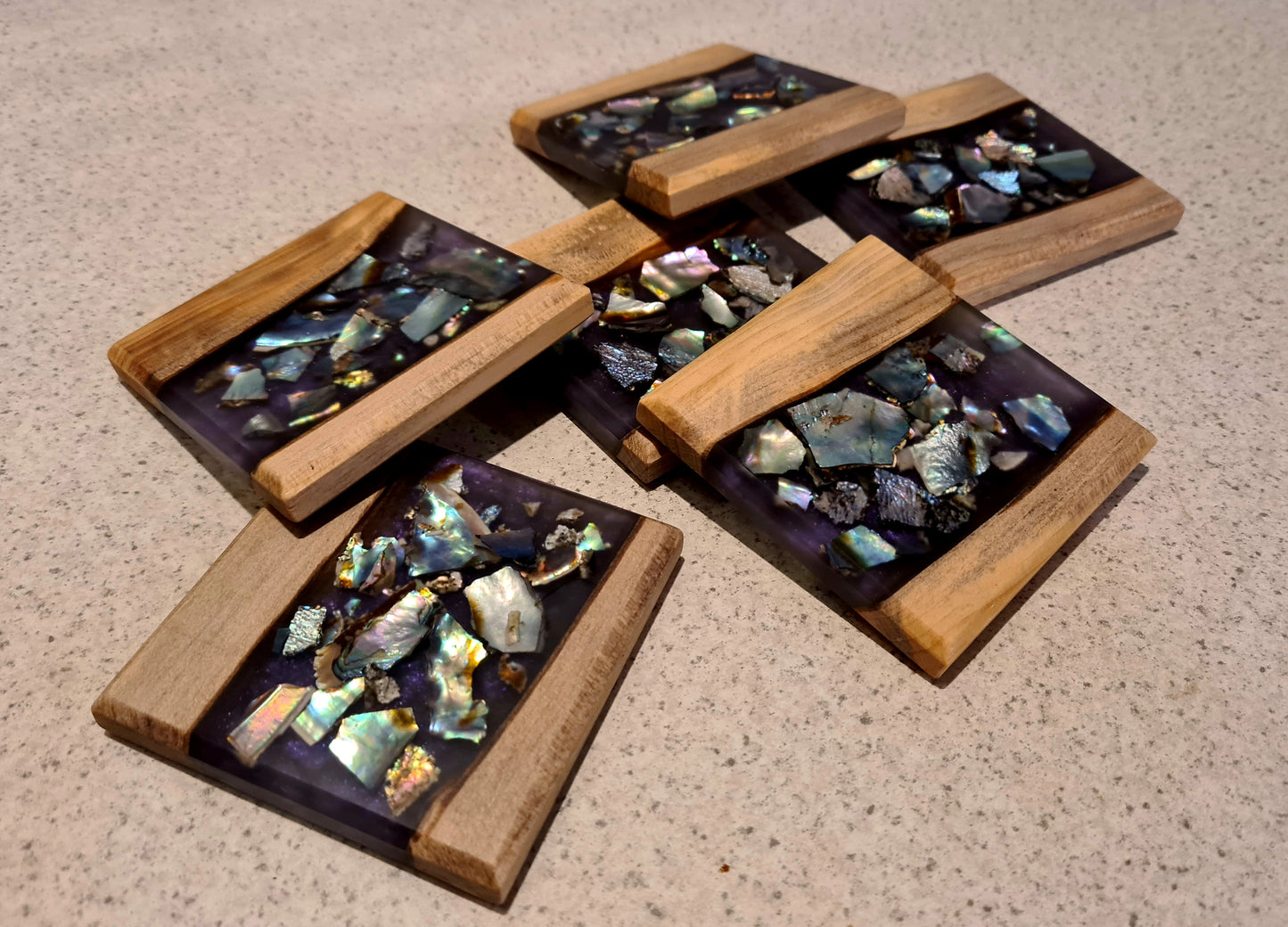 Paua Coasters